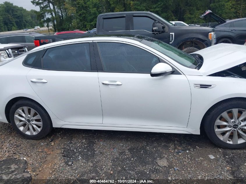 2018 Kia Optima Ex VIN: 5XXGU4L31JG186096 Lot: 40454762