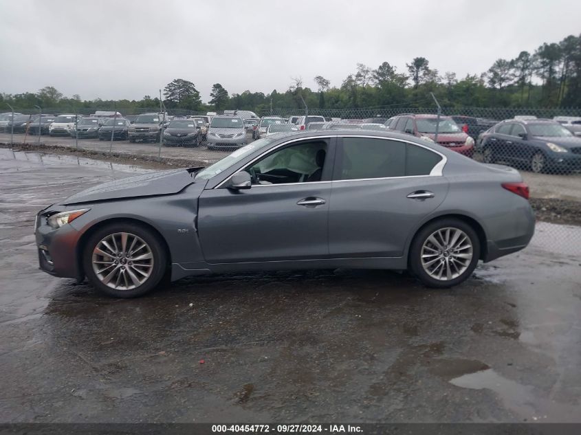 2018 Infiniti Q50 3.0T Luxe VIN: JN1EV7AP5JM361152 Lot: 40454772