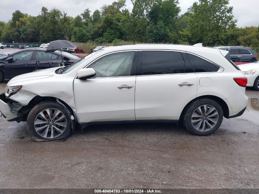 2016 Acura Mdx Technology Acurawatch Plus Packages/Technology Package VIN: 5FRYD4H45GB061635 Lot: 40454783