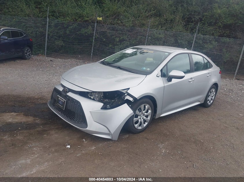 2021 Toyota Corolla 1.8 Le Silver Lot 111040454803 Vin 5YFEPMAE5MP257489
