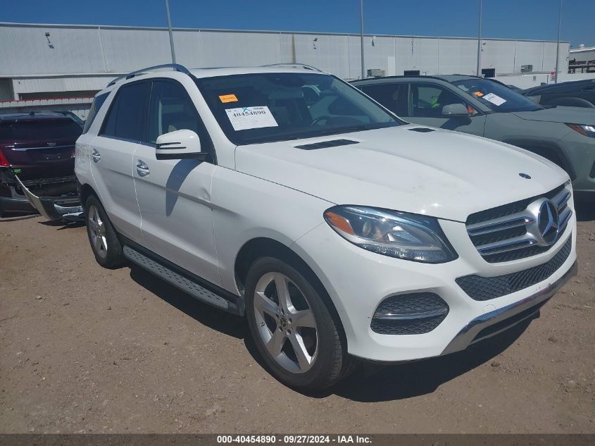 VIN 4JGDA5JB2JB010381 2018 Mercedes-Benz GLE 350 no.1