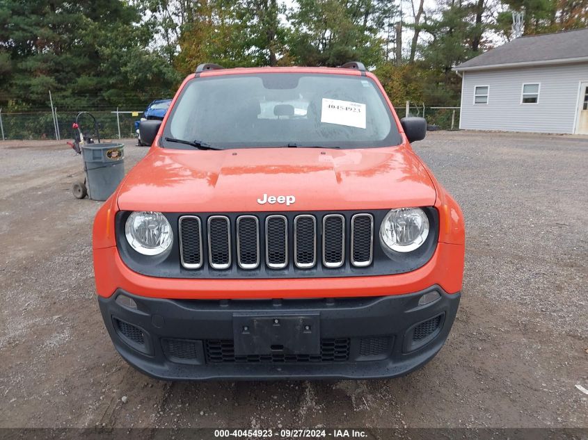 2017 Jeep Renegade Sport Fwd VIN: ZACCJAAB1HPF10640 Lot: 40454923