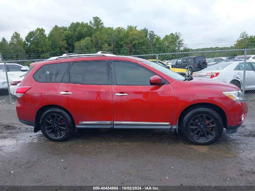 2013 Nissan Pathfinder Sl VIN: 5N1AR2MM2DC633005 Lot: 40454965