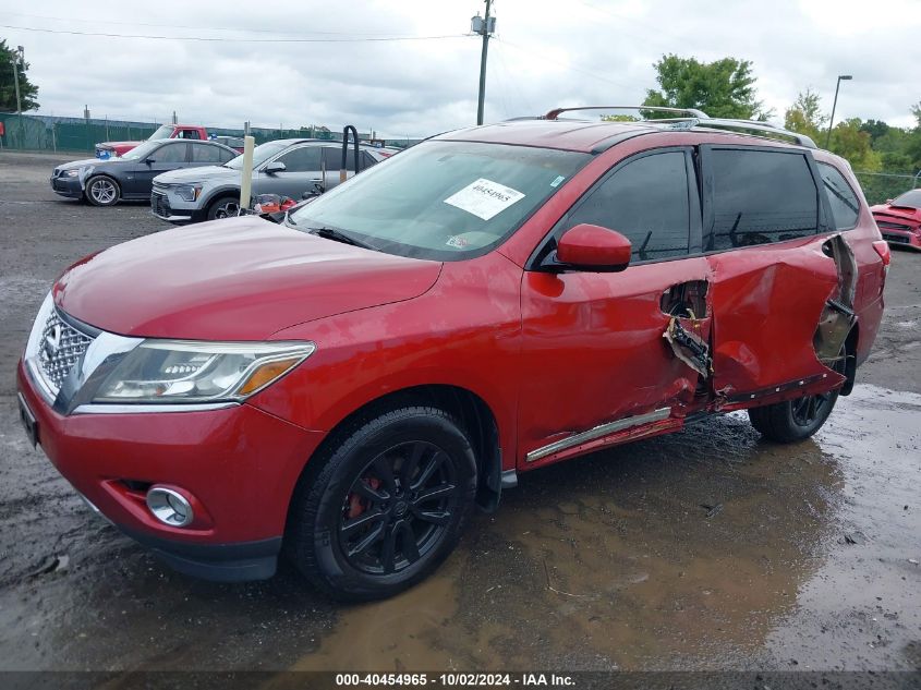 2013 Nissan Pathfinder Sl VIN: 5N1AR2MM2DC633005 Lot: 40454965