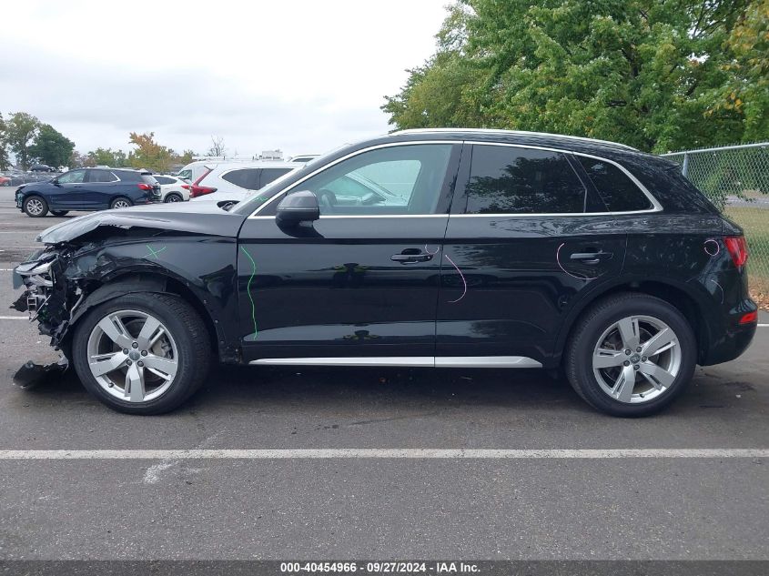 2019 Audi Q5 45 Premium VIN: WA1BNAFY3K2135620 Lot: 40454966