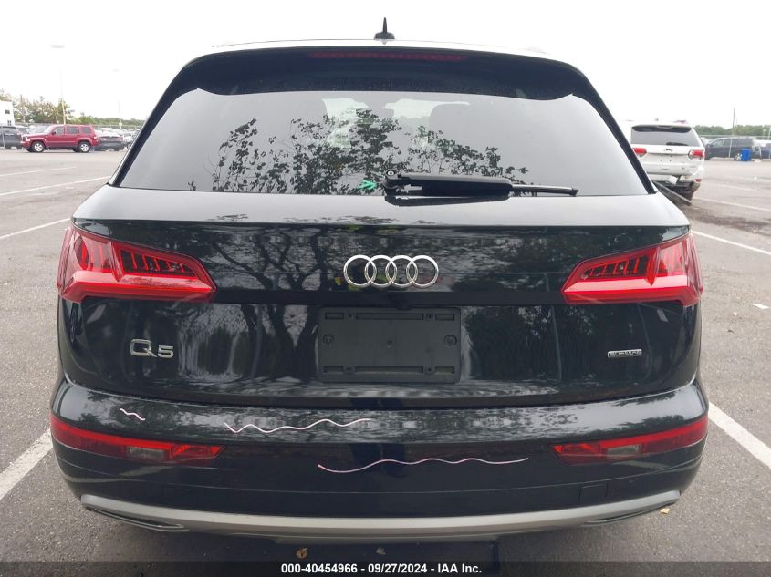 2019 Audi Q5 45 Premium VIN: WA1BNAFY3K2135620 Lot: 40454966