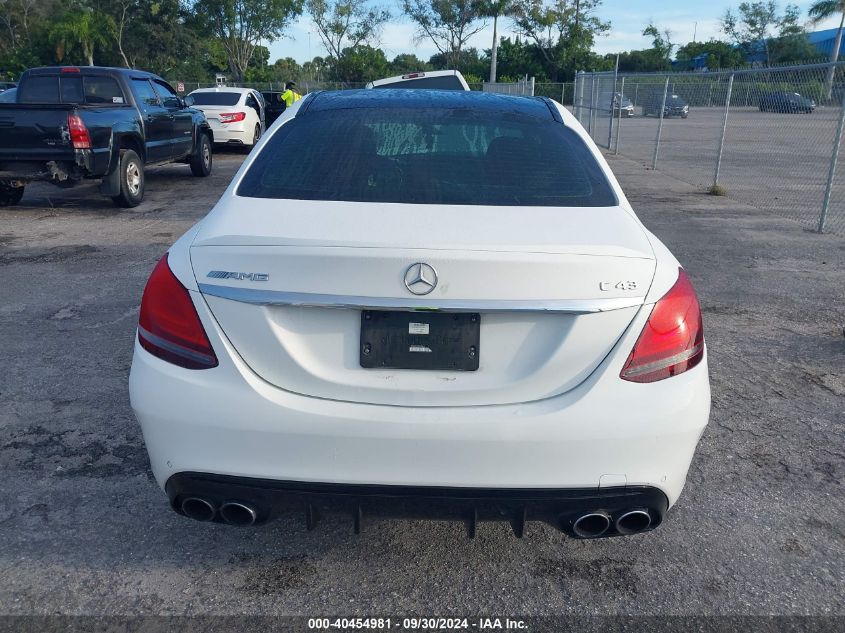 2019 Mercedes-Benz C 43 Amg VIN: 55SWF6EB6KU285845 Lot: 40454981