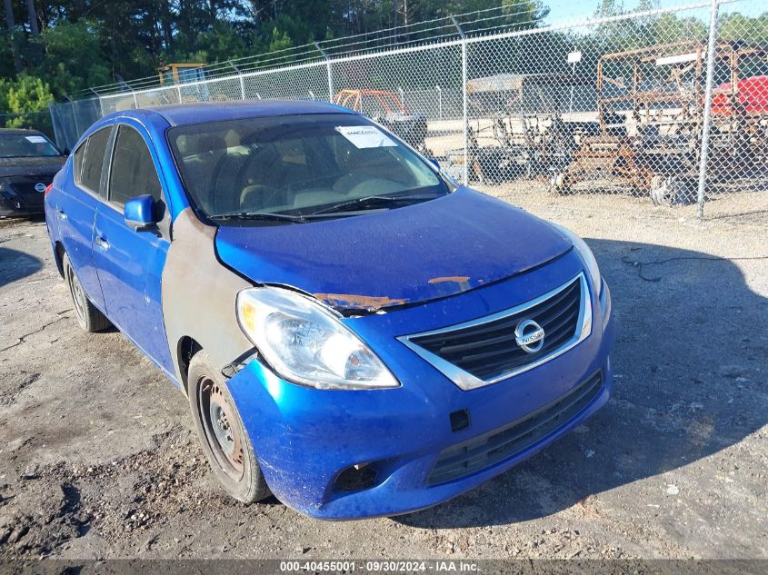 2013 Nissan Versa 1.6 Sv VIN: 3N1CN7AP4DL848607 Lot: 40455001