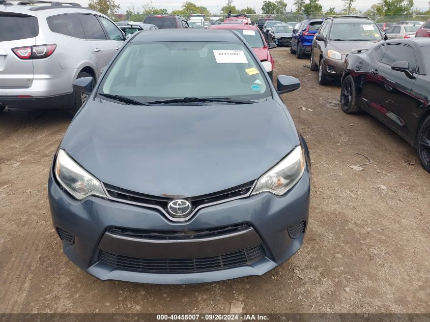 2016 Toyota Corolla Le VIN: 2T1BURHE8GC484744 Lot: 40455007