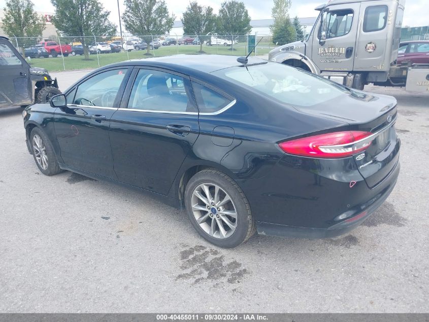 VIN 3FA6P0HD6HR290517 2017 Ford Fusion, SE no.3