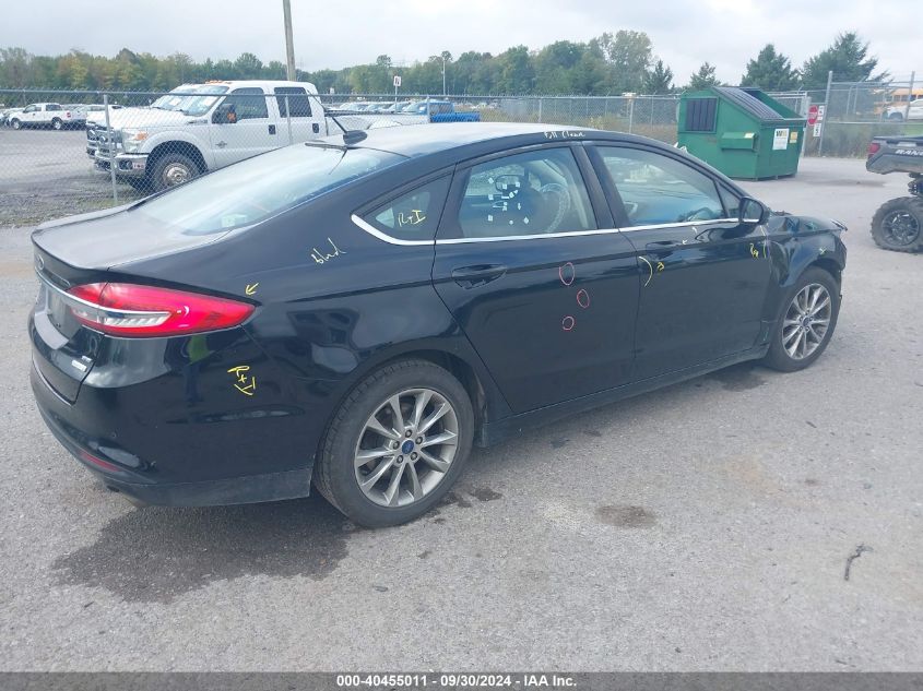 VIN 3FA6P0HD6HR290517 2017 Ford Fusion, SE no.4