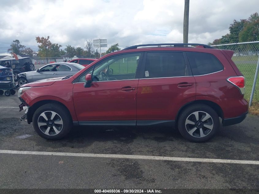 2017 Subaru Forester 2.5I Limited VIN: JF2SJARC2HH574462 Lot: 40455036