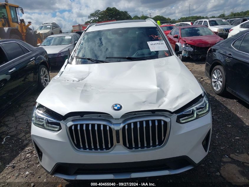 2024 BMW X3 xDrive30I VIN: 5UX53DP03R9T69551 Lot: 40455040