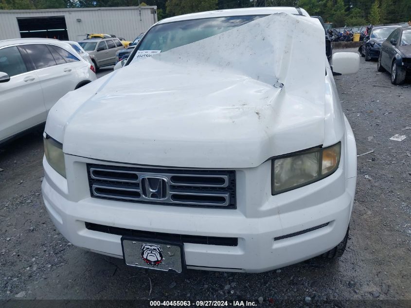 2007 Honda Ridgeline Rts VIN: 2HJYK16417H550404 Lot: 40455063