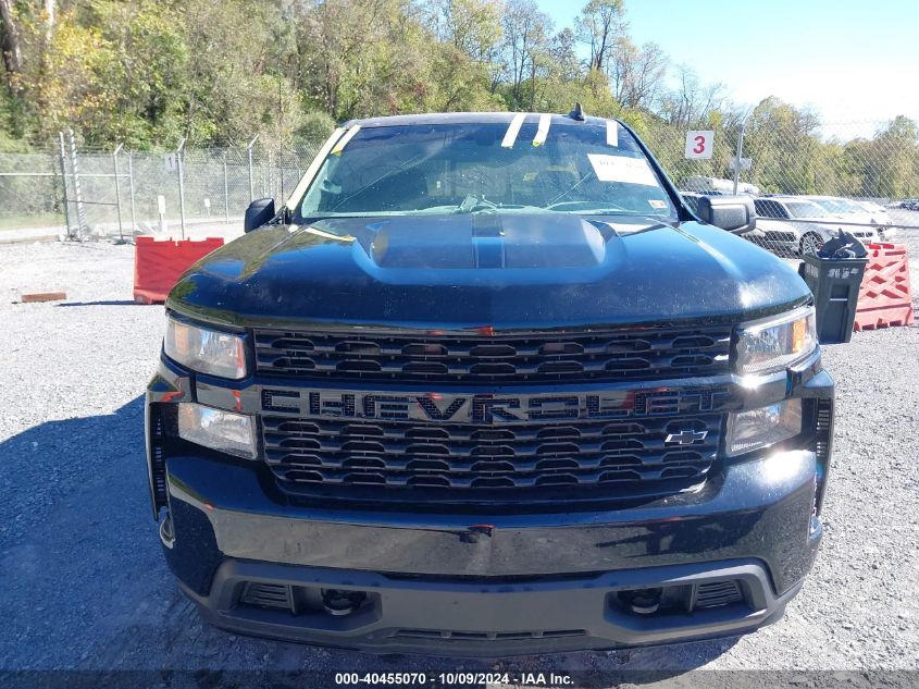 2022 Chevrolet Silverado 1500 Ltd 4Wd Double Cab Standard Bed Custom VIN: 1GCRYBEK6NZ192579 Lot: 40455070