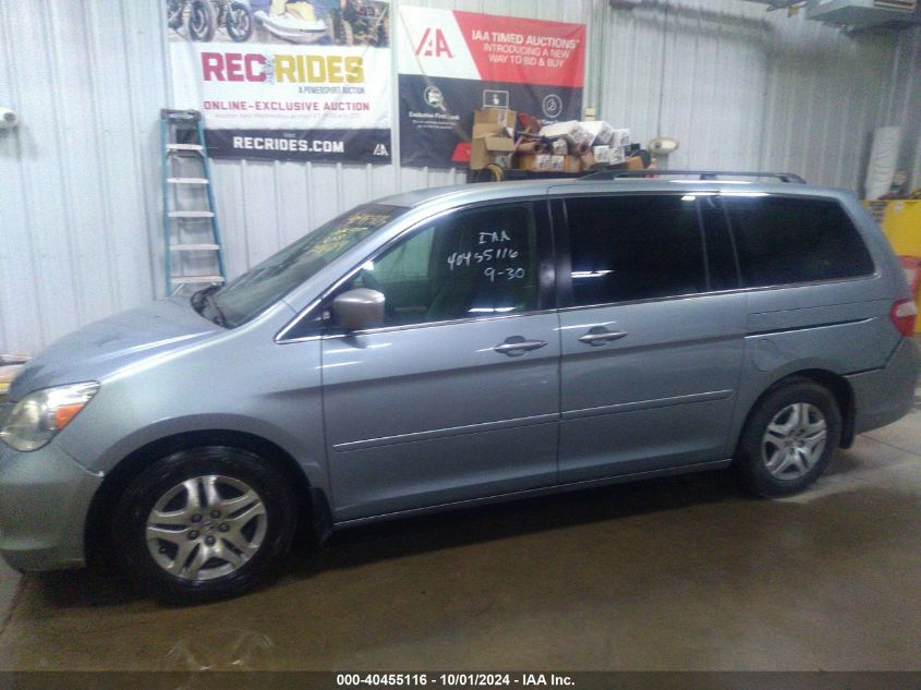 2005 Honda Odyssey Ex VIN: 5FNRL38405B024685 Lot: 40455116