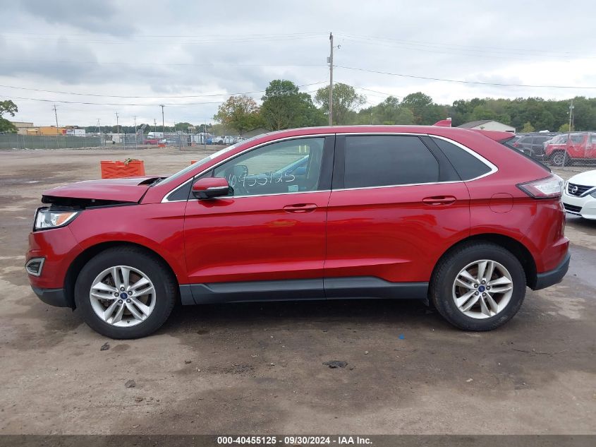 2016 Ford Edge Sel VIN: 2FMPK4J8XGBC04894 Lot: 40455125