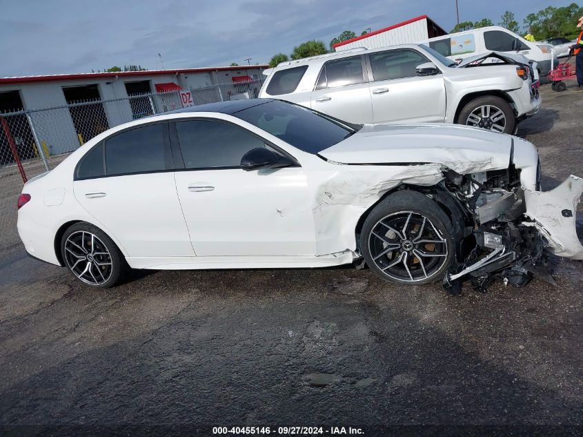 2023 Mercedes-Benz C 300 Sedan VIN: W1KAF4GB8PR106497 Lot: 40455146