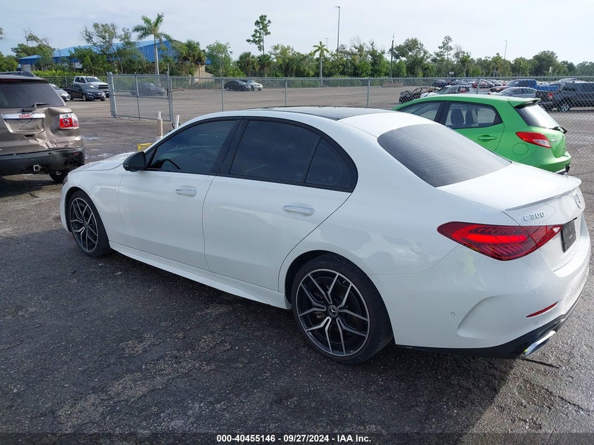 VIN W1KAF4GB8PR106497 2023 MERCEDES-BENZ C 300 SEDAN