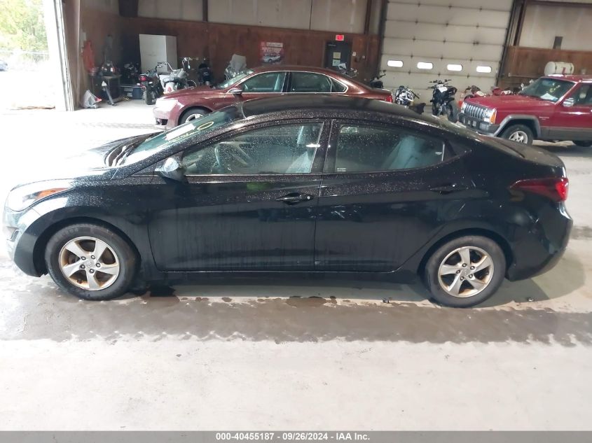 2014 Hyundai Elantra Se VIN: 5NPDH4AE3EH533496 Lot: 40455187