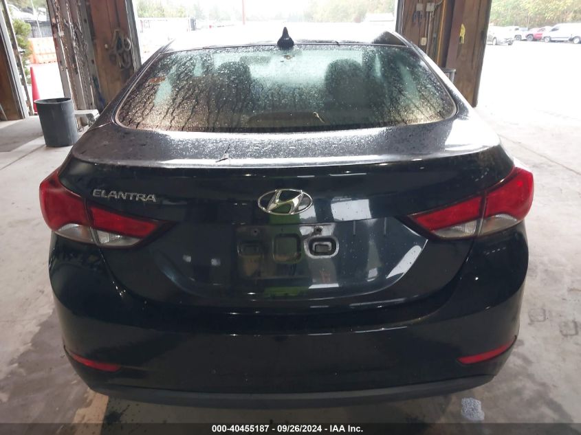 2014 Hyundai Elantra Se VIN: 5NPDH4AE3EH533496 Lot: 40455187