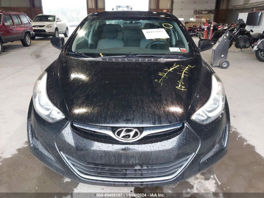 2014 Hyundai Elantra Se VIN: 5NPDH4AE3EH533496 Lot: 40455187