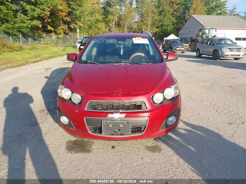 2012 Chevrolet Sonic 2Lt VIN: 1G1JC5SH8C4162380 Lot: 40455190