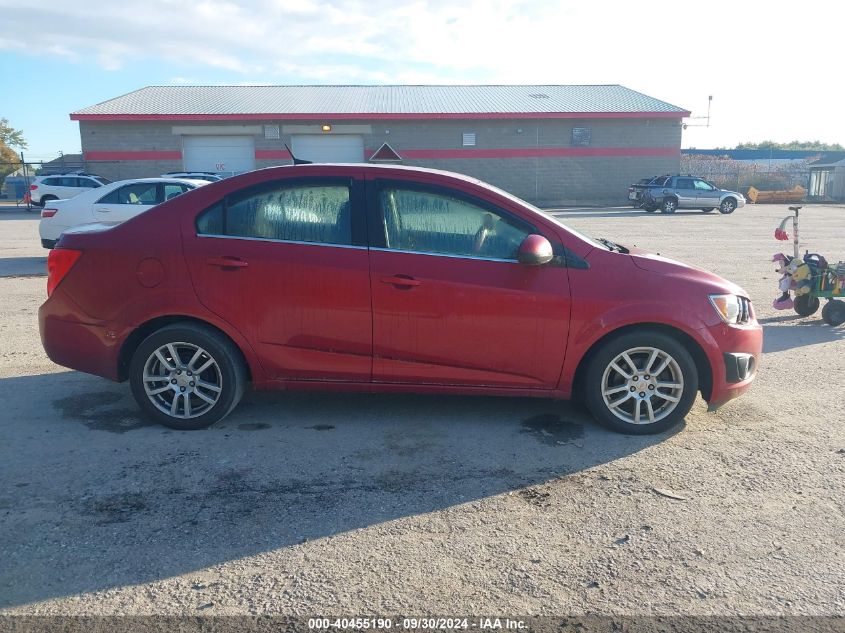 2012 Chevrolet Sonic 2Lt VIN: 1G1JC5SH8C4162380 Lot: 40455190