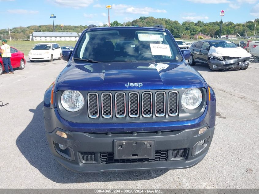 2018 Jeep Renegade Latitude 4X4 VIN: ZACCJBBB7JPH66355 Lot: 40455204