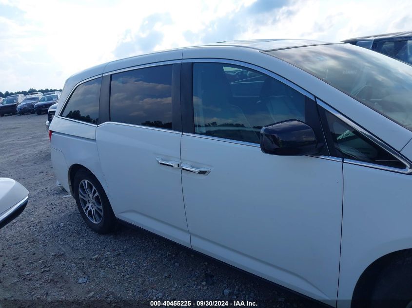 2012 Honda Odyssey Ex-L VIN: 5FNRL5H65CB134996 Lot: 40455225