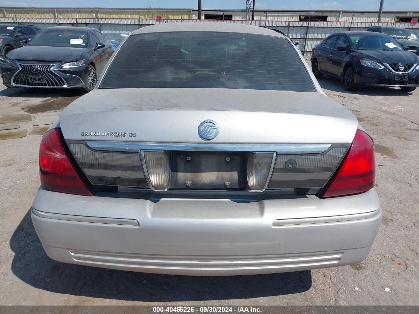 2MEFM74V28X608756 2008 Mercury Grand Marquis Gs