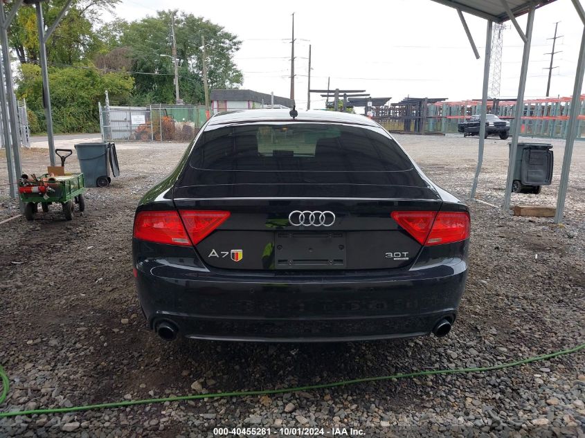 2012 Audi A7 Premium VIN: WAUYGAFC9CN092171 Lot: 40455281