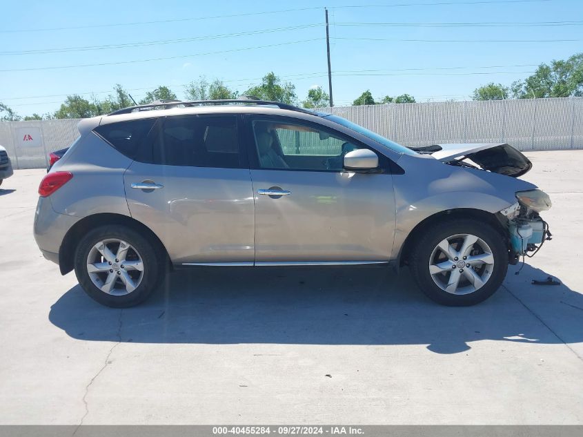 2009 Nissan Murano Sl VIN: JN8AZ18W79W102807 Lot: 40455284