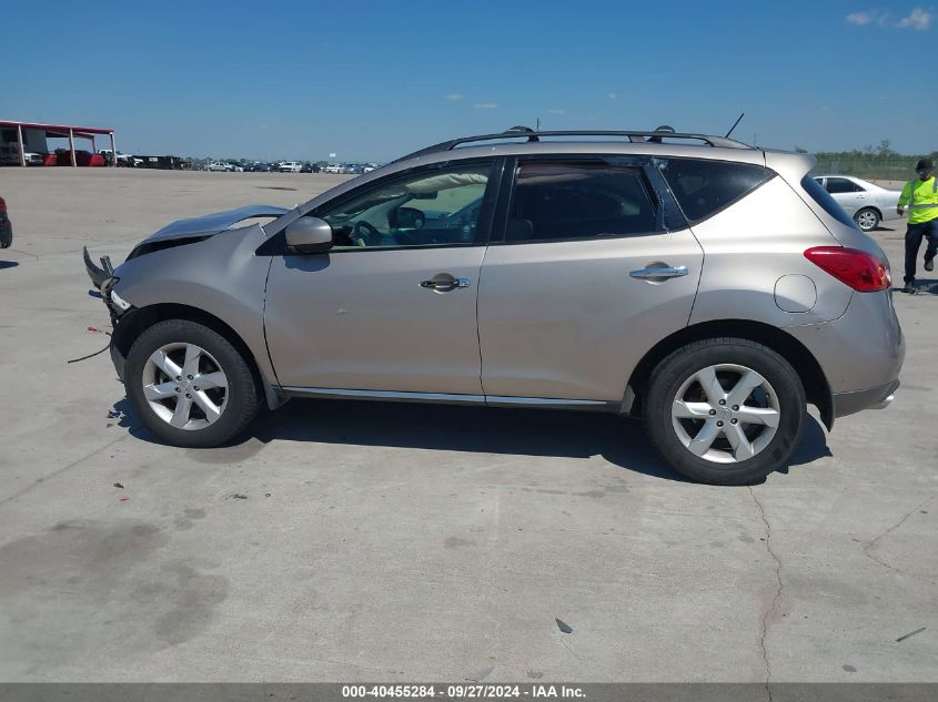 2009 Nissan Murano Sl VIN: JN8AZ18W79W102807 Lot: 40455284