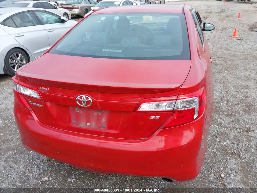 2014 Toyota Camry Se VIN: 4T1BF1FK0EU743906 Lot: 40455331