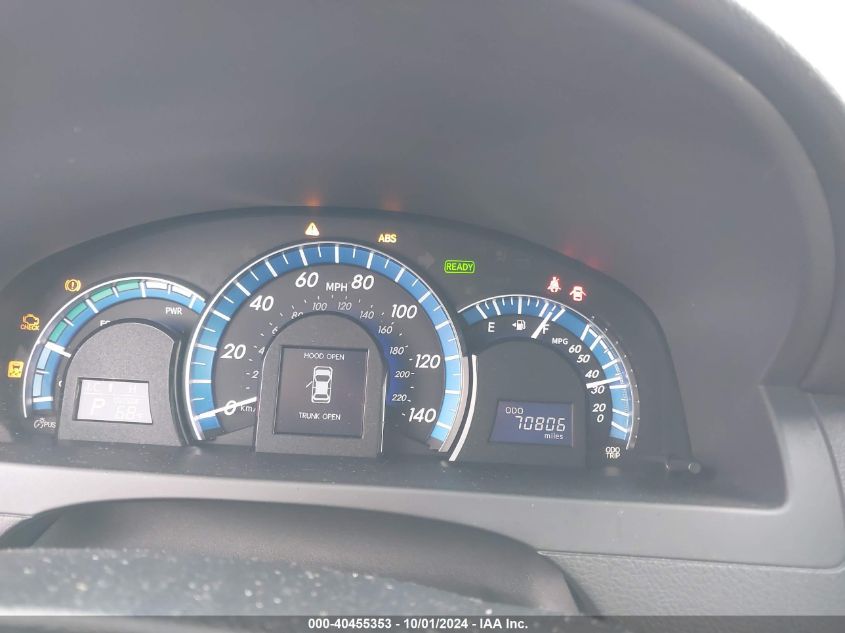 4T1BD1FK4CU021034 2012 Toyota Camry Hybrid/Le/Xle