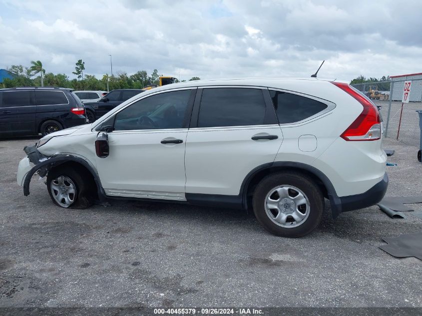 2013 Honda Cr-V Lx VIN: 5J6RM3H30DL017388 Lot: 40455379