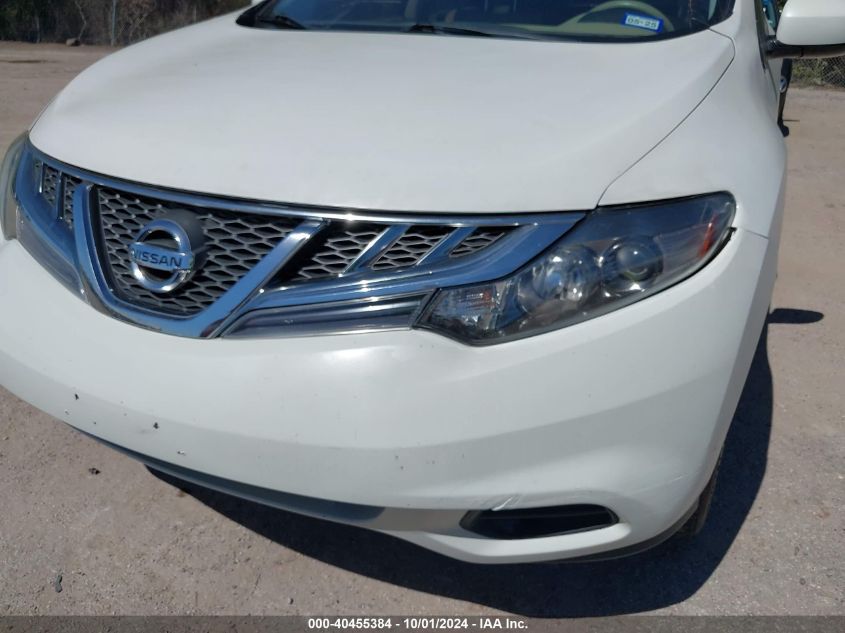 2014 Nissan Murano S VIN: JN8AZ1MU3EW404271 Lot: 40455384