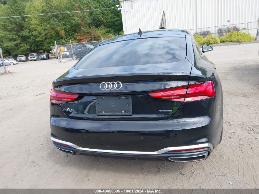 2021 Audi A5 Sportback Premium Plus 45 Tfsi Quattro S Tronic VIN: WAUFADF53MA053838 Lot: 40455395