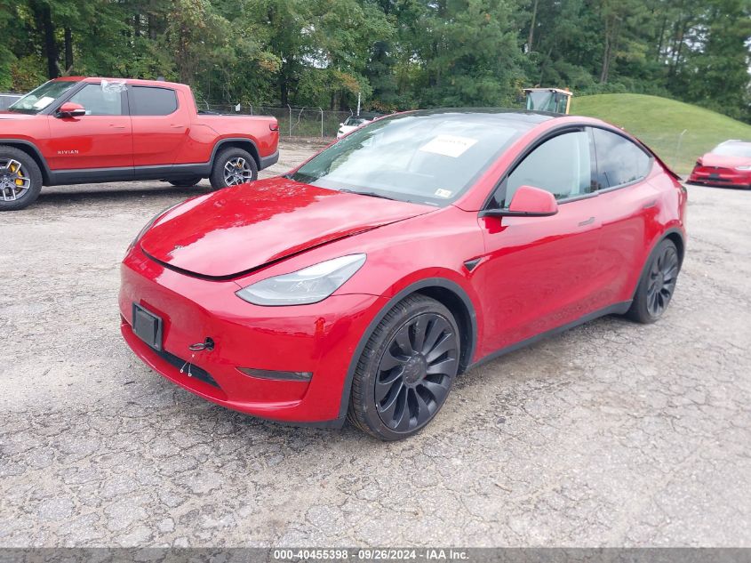 7SAYGDEF3NF523589 2022 TESLA MODEL Y - Image 2