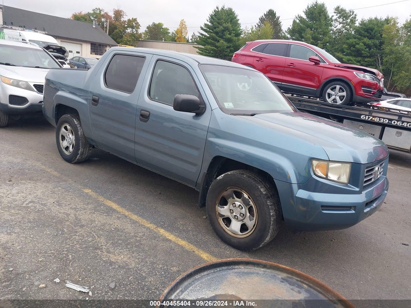2007 HONDA RIDGELINE VIN: 2HJYK16277H526672