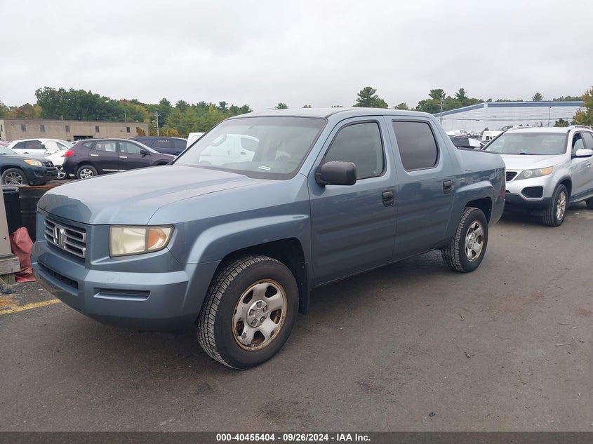 2007 HONDA RIDGELINE VIN: 2HJYK16277H526672