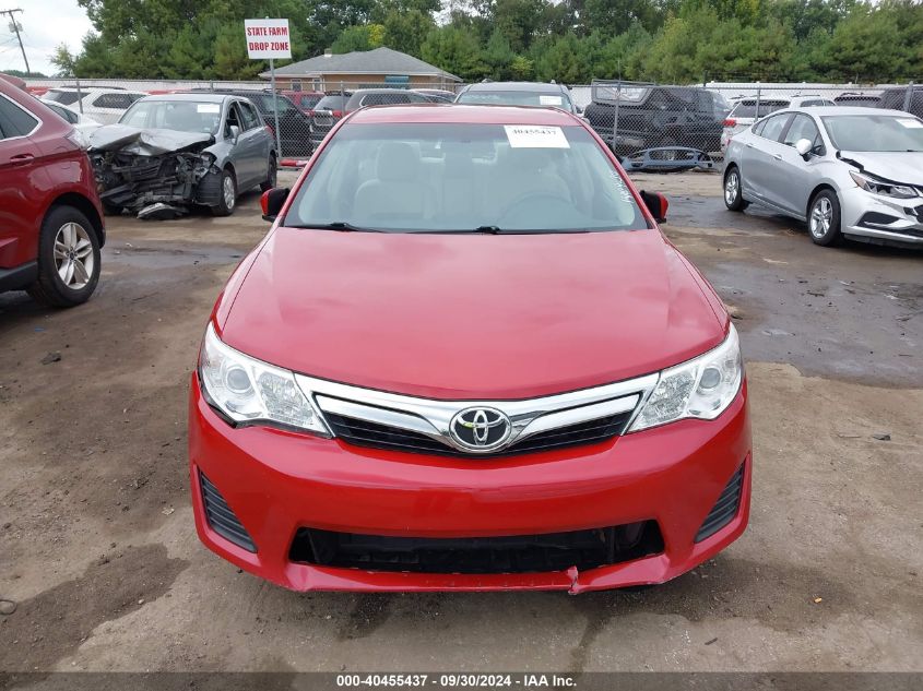 2014 Toyota Camry Le VIN: 4T4BF1FK9ER398607 Lot: 40455437