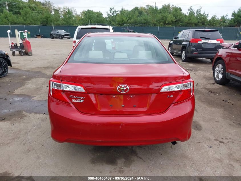 2014 Toyota Camry Le VIN: 4T4BF1FK9ER398607 Lot: 40455437