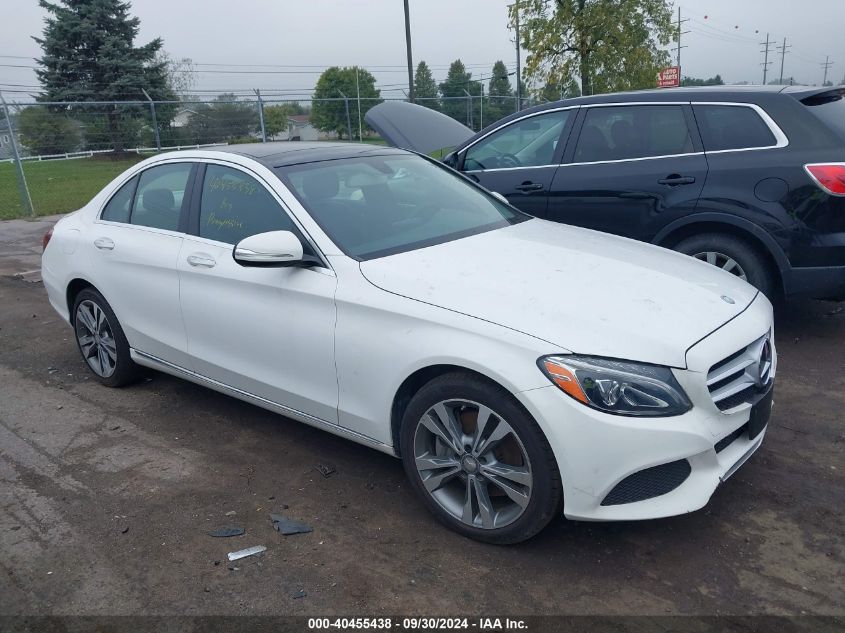 55SWF4KB5FU085568 2015 MERCEDES-BENZ C CLASS - Image 1