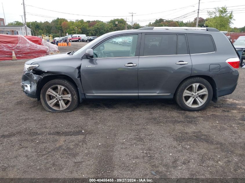 2012 Toyota Highlander Limited V6 VIN: 5TDDK3EH1CS138899 Lot: 40455455