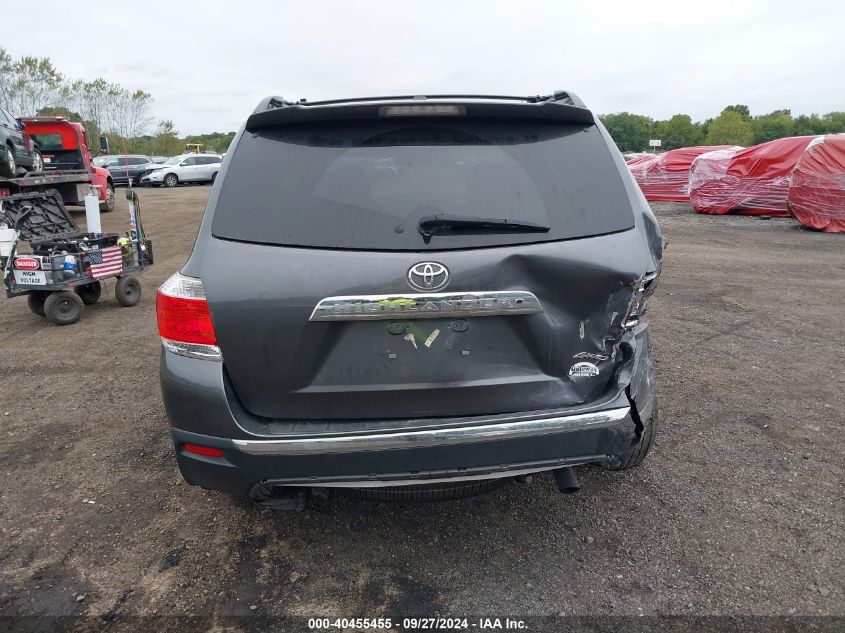 5TDDK3EH1CS138899 2012 Toyota Highlander Limited V6