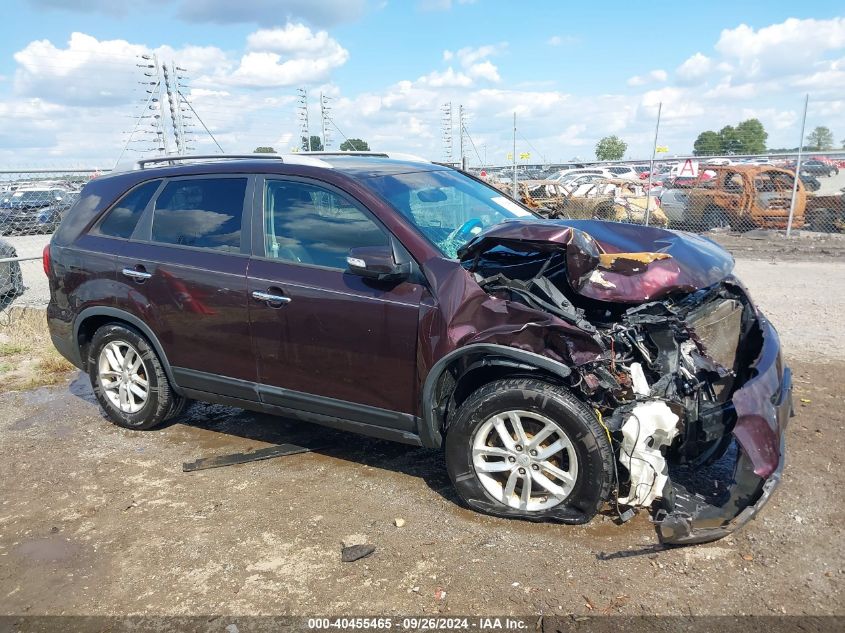 2014 Kia Sorento Lx VIN: 5XYKT3A67EG465090 Lot: 40455465