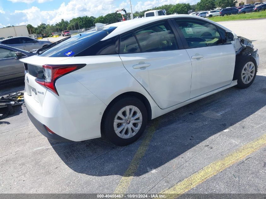 2019 Toyota Prius VIN: JTDKARFU3K3095630 Lot: 40455467