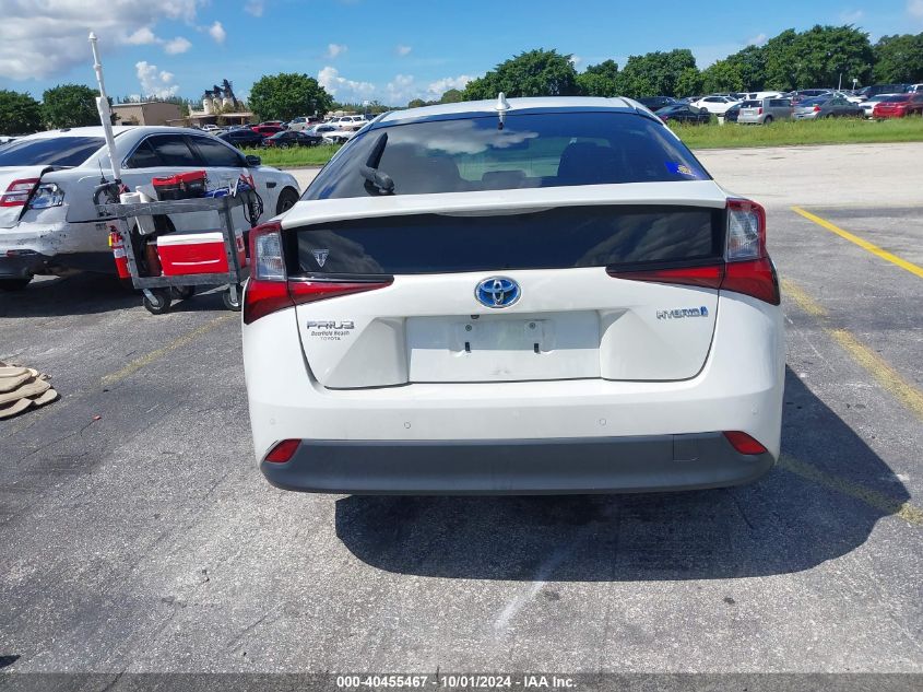 2019 Toyota Prius VIN: JTDKARFU3K3095630 Lot: 40455467